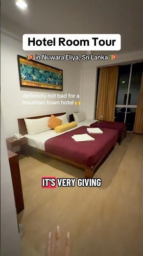 this hotel in Sri Lanka was actually pretty cool