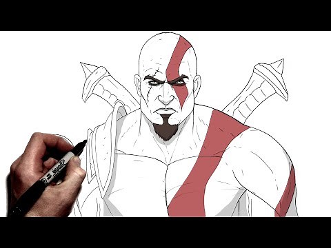 How To Draw Young Kratos | Step By Step | GOW
