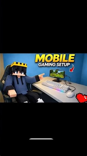 Playing MINECRAFT with Keyboard and Mouse🔥 New Long Video Is Out #shorts