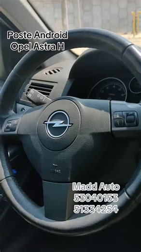Madd Auto on Instagram: "🖥️Poste Android Opel Astra H 🟩AndroidAuto / CarPlay Ⓜ️Marque : Qled 💽Ram 2 Gb 💿Storage 32 Gb 🤖Android 15 📍Disponible Mourouj 2 📲51334254 📲53040153"