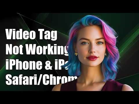 Video tag not working on iPhone Safari or Chrome and certain iPads