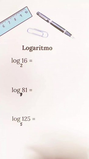 Logaritmo é fácil! É só aplicar a definição. #matematica #aula #aprender | Professor Francivaldo - Matemática