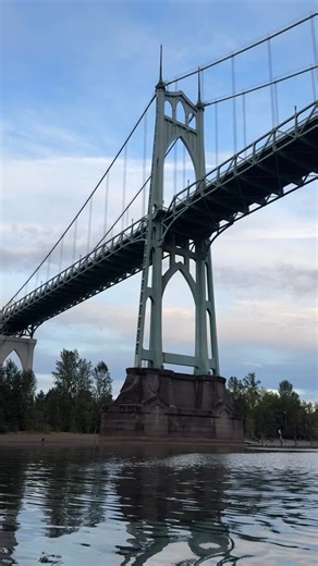 Just a lovely evening pedal/row through war-torn Portland. We clocked the top speed of 6.7 mph at full sprint and 5 mph barely felt like work. . . #smallboat #skinonframe | Cape Falcon Kayak