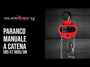Paranco manuale a catena SBS-FZ 1000/3M | Steinberg Systems | Presentazione del prodotto