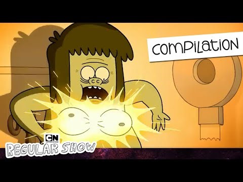💪 Muscle Man’s BIG 🍒 Problem in 4K | Regular Show Jokes that went TOO far…| Cartoon Network