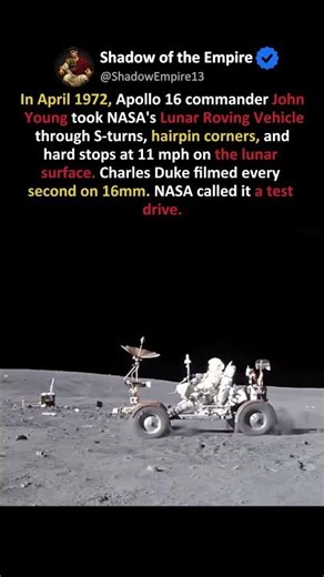 NASA TESTED A CAR ON THE MOON