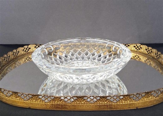 Vintage Crystal Ashtray, Princess House "royal Highlights", #868, 24% Lead Crystal, 7 Inch - Etsy