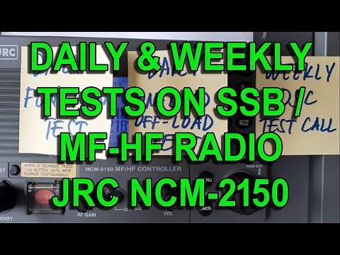 VT008 DAILY & WEEKLY TESTS ON SSB MF HF RADIO