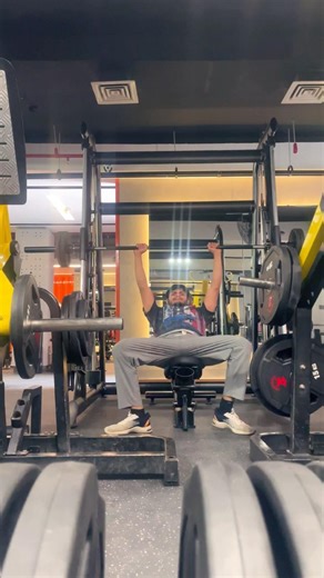 Incline bench smith machine press