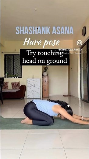 Shashank asana - Hare pose