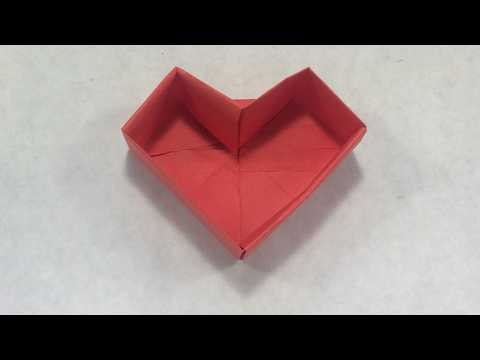 Paper Heart Box Origami 📦💖 | Easy DIY Gift Box from Paper