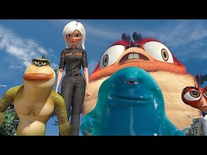 Monsters vs Aliens (2009) animated movie explained in hindi ‪@WowHindiAnimation‬