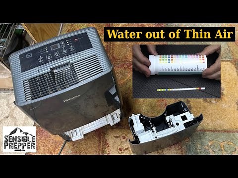 Water out of Thin Air? Using a Dehumidifier! Is it Safe to Drink?