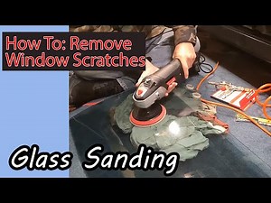 How to: Remove Deep Scratches from Your Window Glass/ glass scratch removal that works