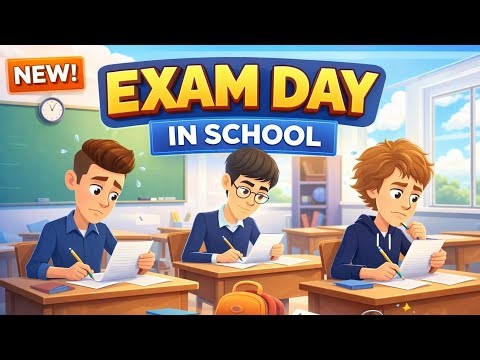 Exam days in school 🏫