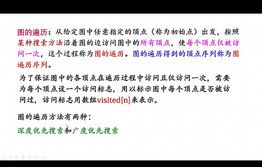 图的遍历和DFS算法实现