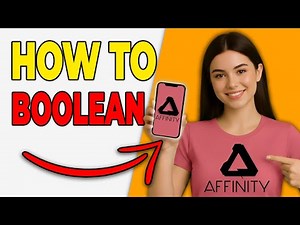 How To Use Shapes And Boolean Tools In Affinity (2025 GUIDE)