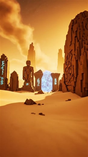 Hyper Realistic Desert Portals in Minecraft