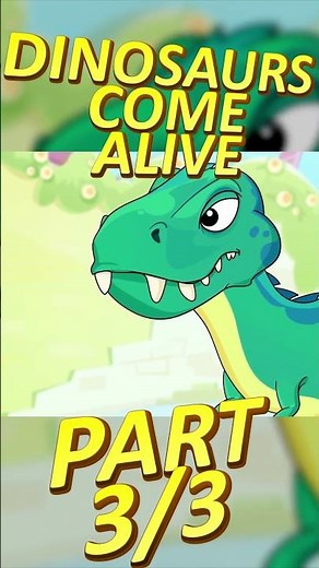 The dinosaurs come alive song 🦖 PART 3 🐨 Kids songs and nursery rhymes #educational #forkids