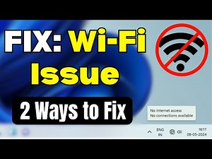 WiFi Connected but No Internet Access on Windows 11 - (2 ways to Fix)