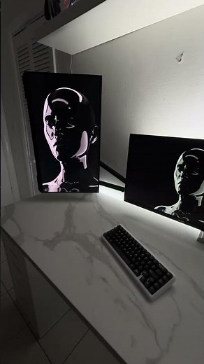 BEST IKEA DESK GAMING SETUP #gaming #desksetup #gamingsetup #shorts #budgetfriendly #tech #ikeadesk