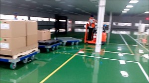 Watch Tugger Cart for 48 inch pallets in action on Amazon Live