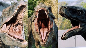 巨兽龙 VS REXY 霸王龙、镰刀龙 ~ 侏罗纪世界进化 2 代_游戏热门视频