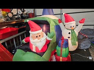 2010 inflatable santa helicopter