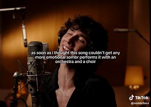 sombr liveperformance choir emotional newmusic