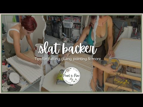 How to Make a Slat Backer for Wood Signs