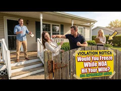 HOA Goon Punched My Wife Over a Hinge – The Board Never Saw My Revenge Coming