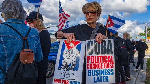 Cuban Americans rally at Tropical Park, urging US action on Cuba