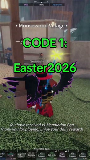 All New Codes in Fisch Roblox (Update Codes)