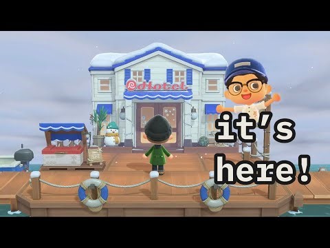 ACNH 3.0 Hotel Update, it's a cute walkthough