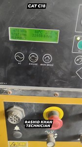 5.5K views · 50 reactions | Caterpillar c18 Diesel Generator load test and troubleshooting #Alhamdulillah #Rashidkhangenerator #electrician #mechanic #electronic #generator #technician #india #saudiarabia #usa #america #england #canada #netherlands #ireland #education #engineproblem #california #engineering #newyork #alberta #caterpillar #cummins #perkins #doosan #mtu #germany #automotive #automobile #كهربائي | Rashid Khan | Facebook