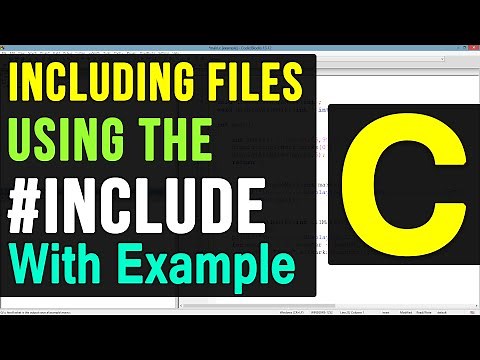 include Pre Processor Directive in C Programming Video Tutorials