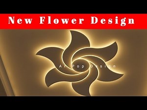 New Pop Flower Ceiling Design Tutorial | Plus Minus Pop Design | Drawing By Ar Pop Design
