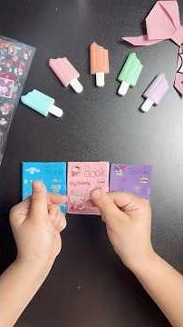 DIY Mini Notebook Crafts | How to Make Cute & Easy Handmade Notebooks at Home 📒💖 #shorts #diy