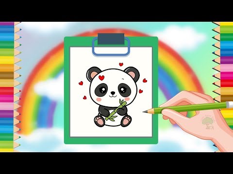 How to Draw a Cute Panda 🐼 | Easy Panda Drawing Step by Step for Kids & Beginners