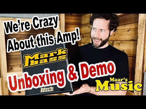 Looking for a great little bass guitar amp? Unboxing & Demo the Mark Bass CMB 101 BLACK LINE
