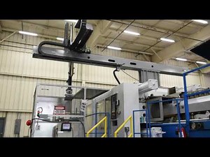 Wittmann Robot for 1200 ton Krauss Maffei