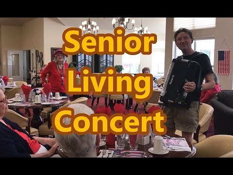Senior Living Accordion Concert, Dale Mathis Accordion