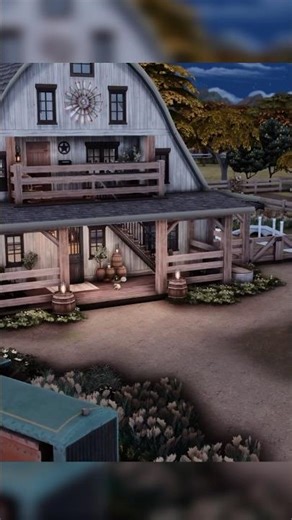 Pumpkin and Apple Farm | The Sims 4 #thesims4 #sims4 #farmhouse