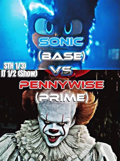 Sonic vs Pennywise