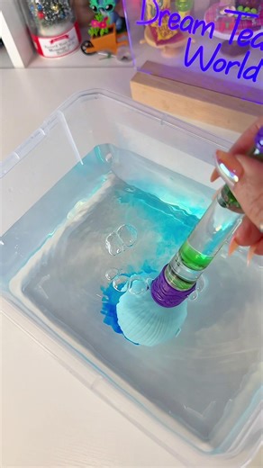 Tub Works Bath Color Brush #asmr #tubworks | asmr