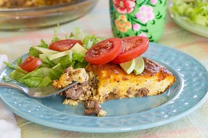 Bacon Cheeseburger Crustless Quiche - gluten free and keto!