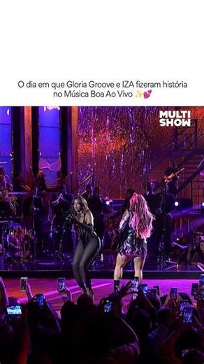 IZA e Gloria Groove cantando I'M STILL IN LOVE WITH YOU (Sean Paul) | Música Boa | Multishow