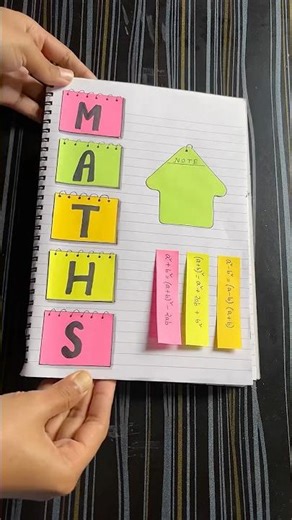 Maths assignment front page design