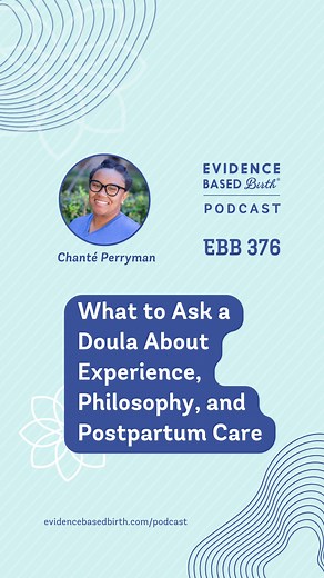 [ What to Ask a Doula About Experience, Philosophy, and Postpartum Care ] Thinking about hiring a doula? Here’s what to ask (and why it matters) In this week's #EBBPodcast, Dr. Rebecca Dekker talks with Team EBB doulas Julie Fors and Chanté Perryman about how to actually find the right doula for you #linkinbio 🎧 Listen now to the Evidence Based Birth® Podcast:⁠ EBB 376 – How to Find and Interview a Doula with Team EBB Members Julie Fors and Chanté Perryman ebbirth.com/376 __ #EvidenceBasedBirth