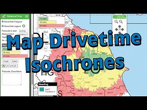 Generating Travel-Time Polygons (Isochrones) on UK Maps | Easy Tutorial